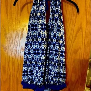 Halter style swimsuit top